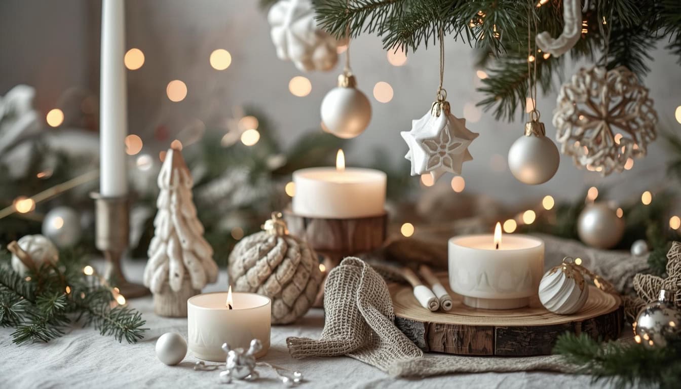 Skandinavische Weihnachtsdeko