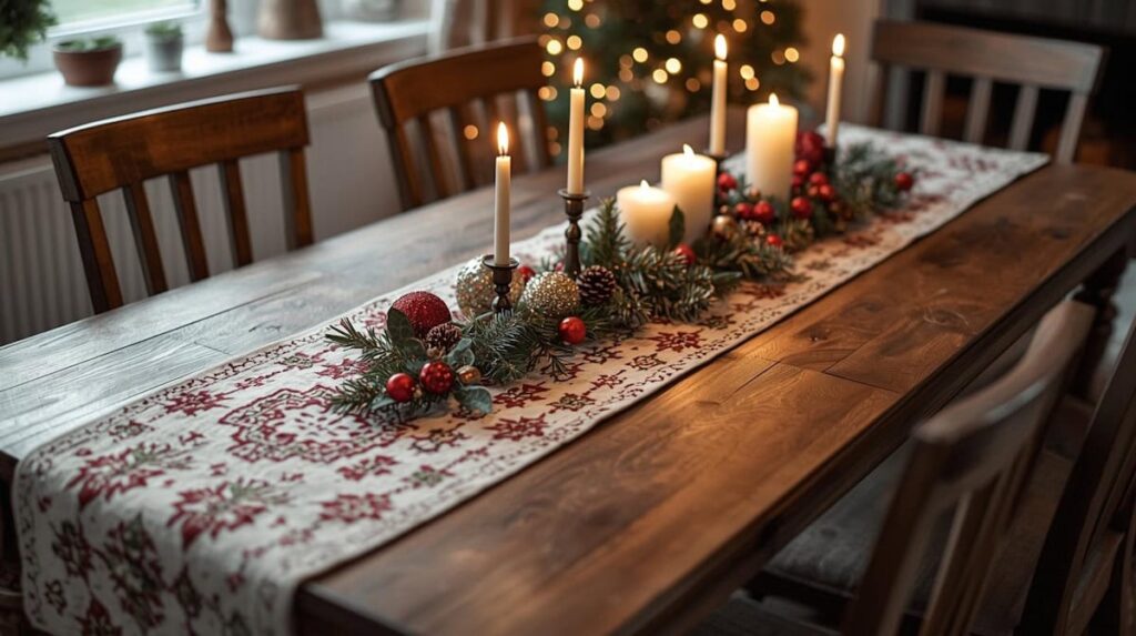 Weihnachtlicher Tischläufer