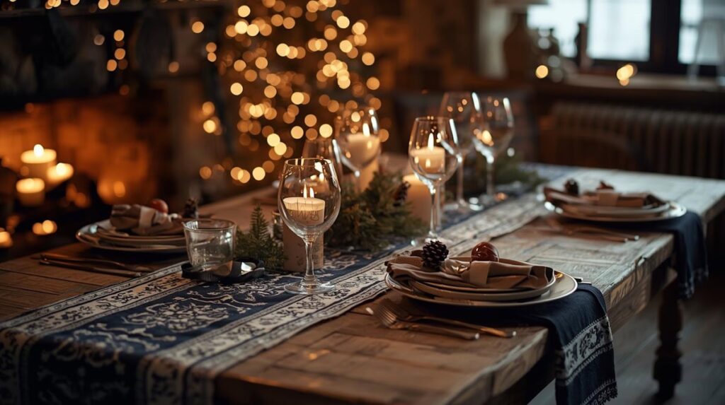 Weihnachtlicher Tischläufer